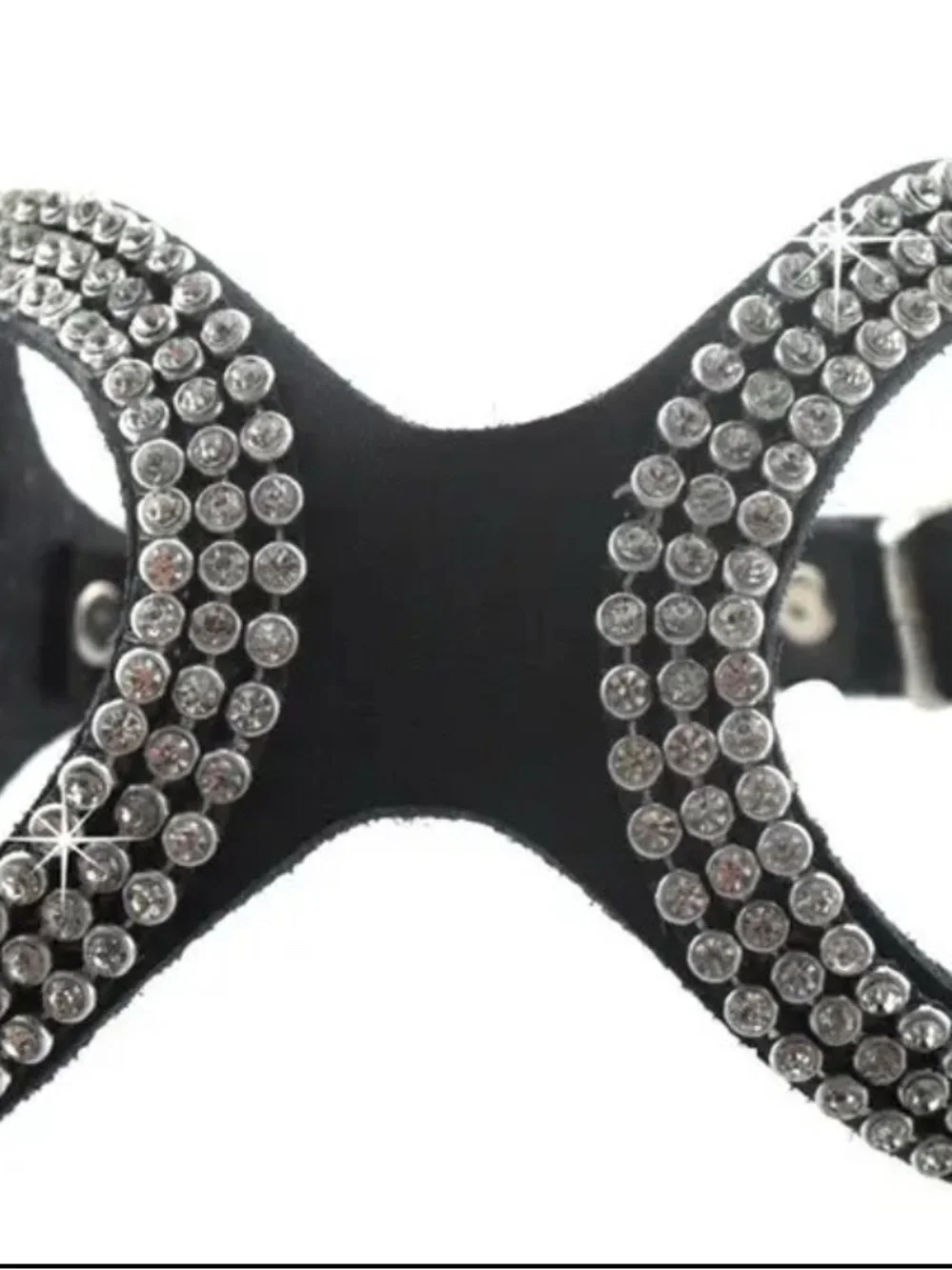 New Handmade bling leather dog harnesses